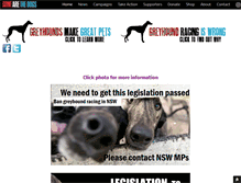 Tablet Screenshot of gonearethedogs.com